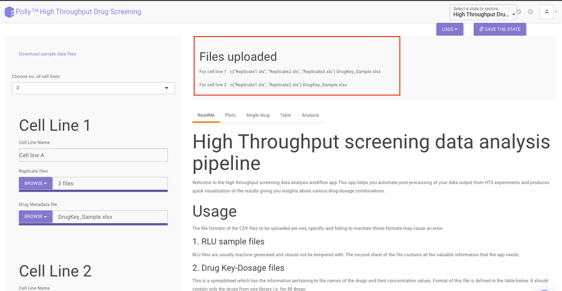 Upload Interface